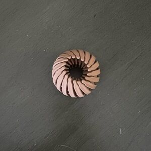 Light Brown Neutral Matte Messy Updo Ponytail Extra Hold 1" Birds Nest Hair Clip